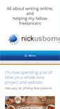 Mobile Screenshot of nickusborne.com