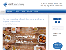 Tablet Screenshot of nickusborne.com